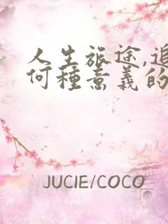 人生旅途,追寻何种意义的句子