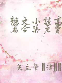 辣文小说高辣短篇合集免费阅读