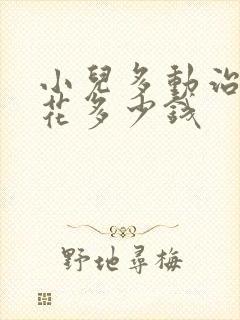 小儿多动治疗得花多少钱