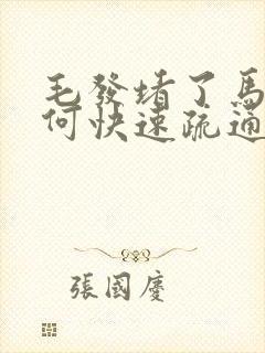 毛发堵了马桶如何快速疏通