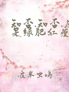 知否.知否.应是绿肥红瘦免费观看