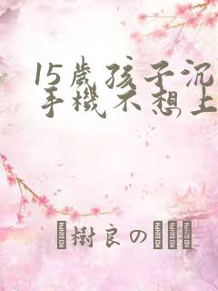 15岁孩子沉迷手机不想上学怎么办