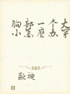 胸部一个大一个小怎么办穿什么胸罩