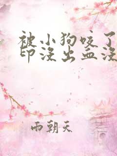 被小狗咬了有牙印没出血没破皮