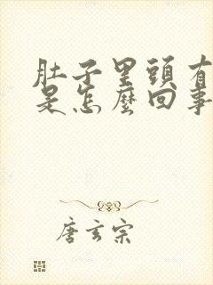 肚子里头有硬块是怎么回事