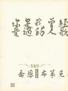 你是我曾经拼命爱过的人歌词是什么意思