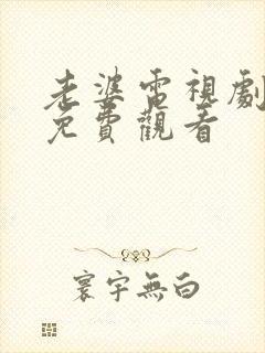 老婆电视剧全集免费观看