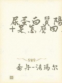 尿蛋白质阳性1+是怎么回事