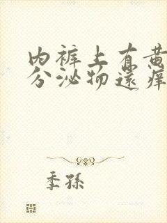 内裤上有黄黄的分泌物还痒是怎么回事