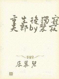 重生后独宠哑巴夫郎by裴寂