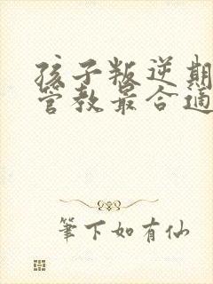 孩子叛逆期怎么管教最合适男孩孩子胆子小