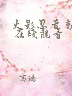 火影忍者 动漫 在线观看