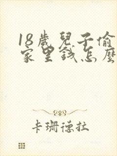 18岁儿子偷拿家里钱怎么办