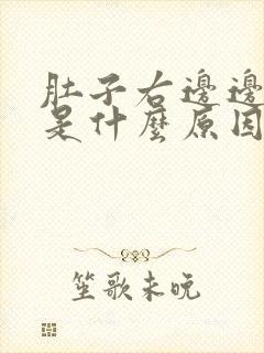 肚子右边边缘疼是什么原因