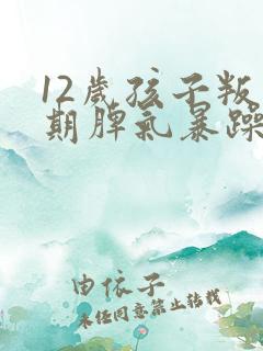 12岁孩子叛逆期脾气暴躁怎么教育