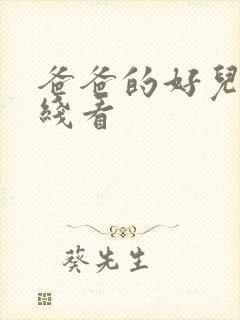 爸爸的好儿子在线看