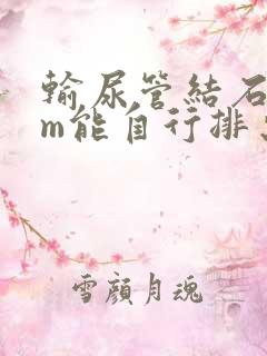 输尿管结石7mm能自行排出吗