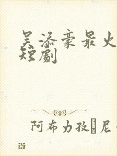 吴添豪最火十部短剧