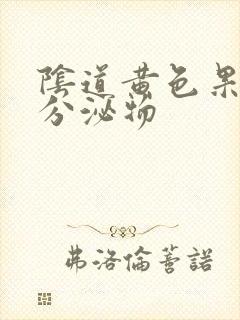 阴道黄色果冻状分泌物