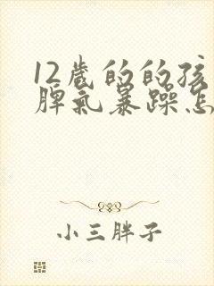 12岁的的孩子脾气暴躁怎么办