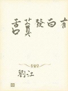 舌苔发白有齿痕口臭