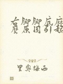 右脚脚底麻是什么原因引起的