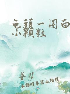 龟头一圈白色的小颗粒