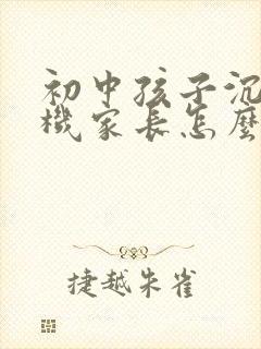 初中孩子沉迷手机家长怎么引导