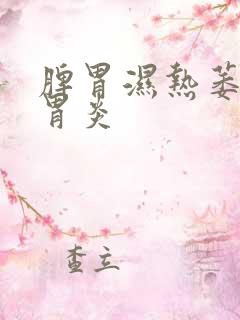 脾胃湿热萎缩性胃炎