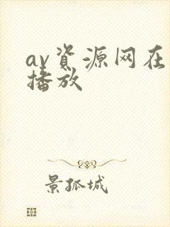 av资源网在线播放
