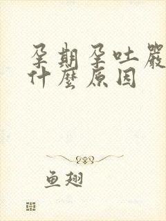 孕期孕吐严重是什么原因