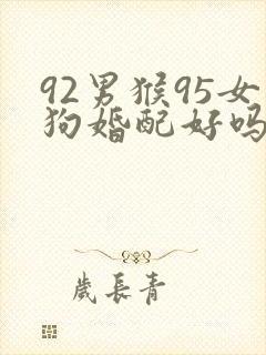 92男猴95女狗婚配好吗