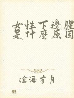 女性下边腥臭味是什么原因造成的