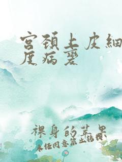 宫颈上皮细胞低度病变