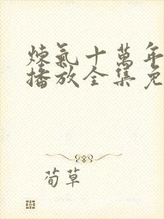 炼气十万年在线播放全集免费观看