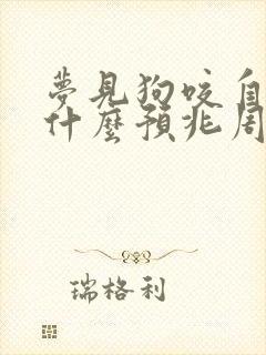 梦见狗咬自己是什么预兆周公解梦