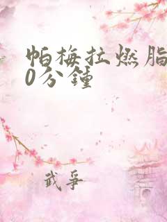 帕梅拉燃脂操30分钟