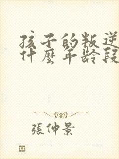 孩子的叛逆期在什么年龄段