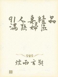 91人妻精品丰满熟妇区