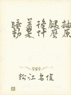 睡着后腿抽搐抖动是什么原因