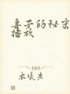 妻子的秘密按摩播放