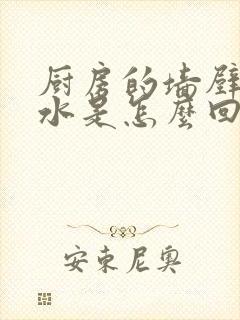 厨房的墙壁上漏水是怎么回事