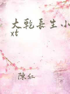 大乾长生小说txt