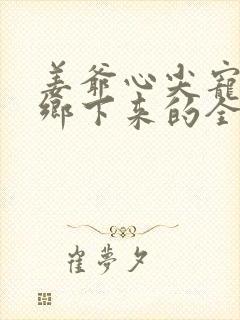 姜爷心尖宠她从乡下来的全部小说