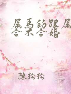 属马的跟属鸡的合不合婚