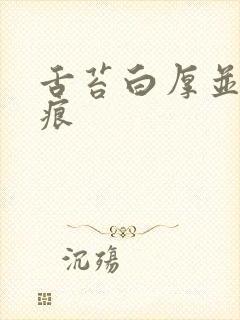 舌苔白厚并有齿痕