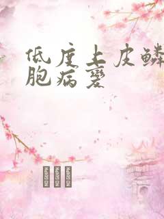 低度上皮鳞状细胞病变