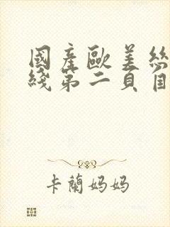 国产欧美丝袜在线第二页自拍