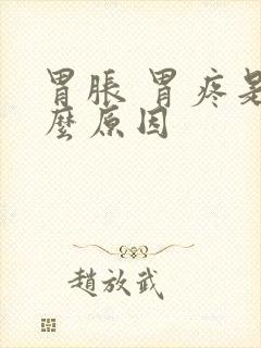 胃胀 胃疼是什么原因