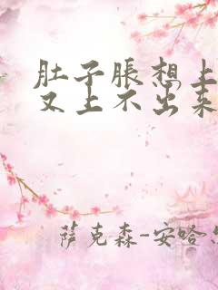 肚子胀想上大便又上不出来吃什么药